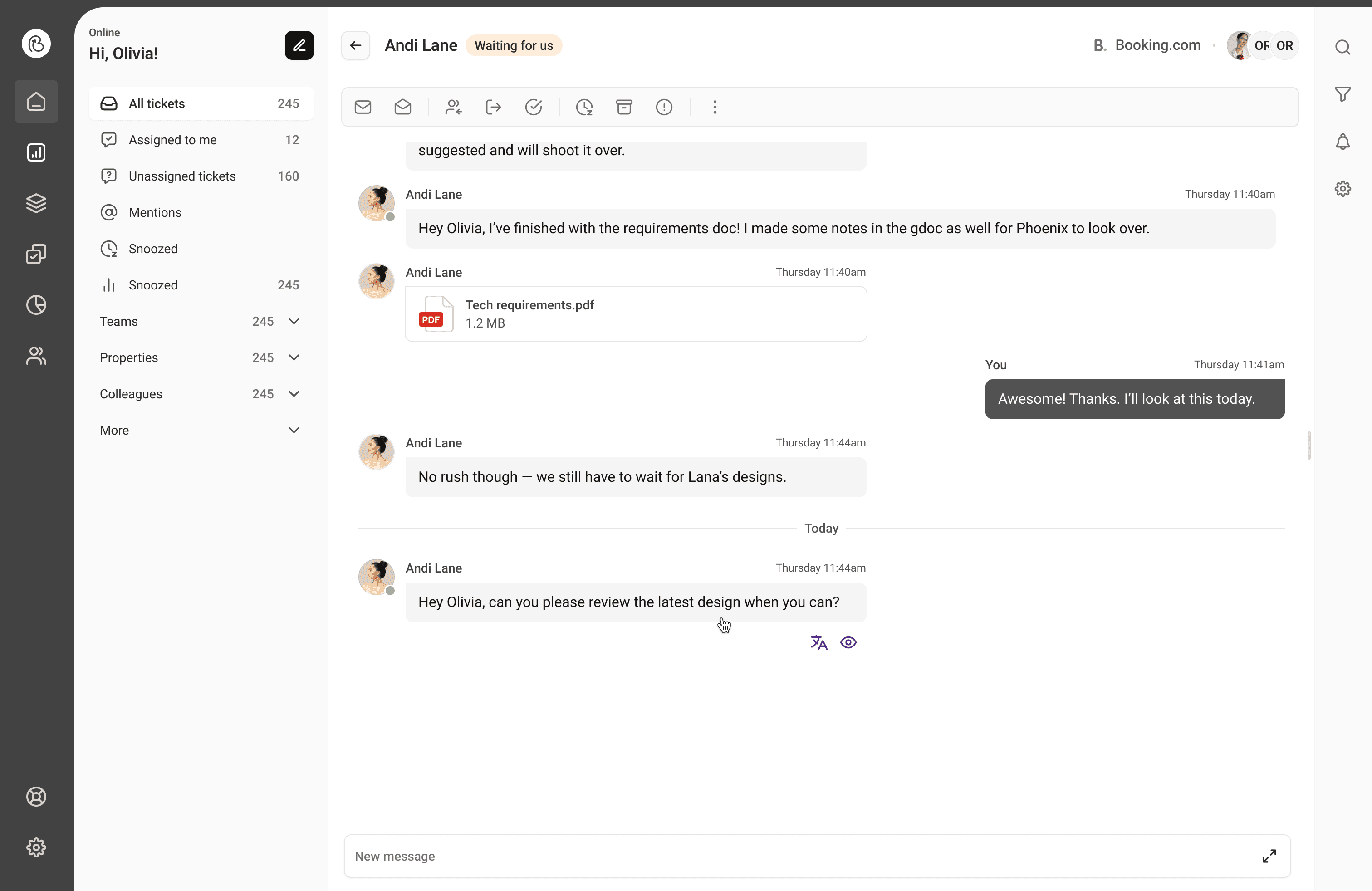 New Booking.com Email Parser