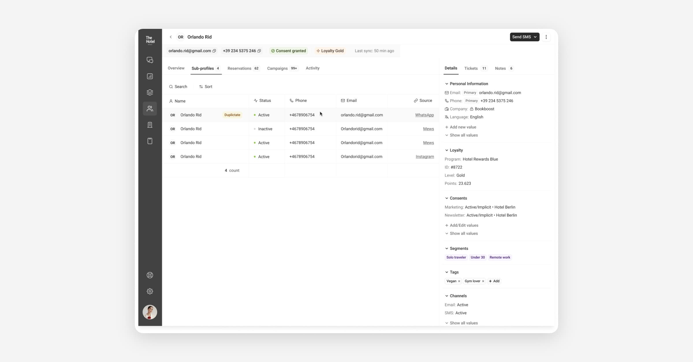 Master Profiles